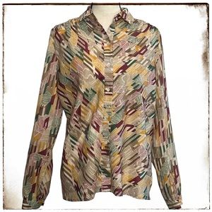 RLM Blouse 14 Vintage Button Down